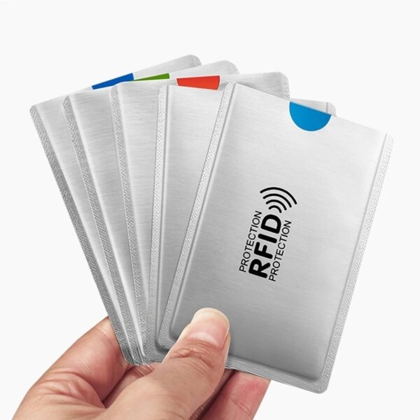 785-48b095.jpg porte carte rfid 5-20 pièces porte-cartes en Aluminium Anti Rfid NFC