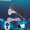 Panneau solaire pour caméra de Surveillance extérieure WiFi 3M, câble d'alimentation Rechargeable pour la sécurité