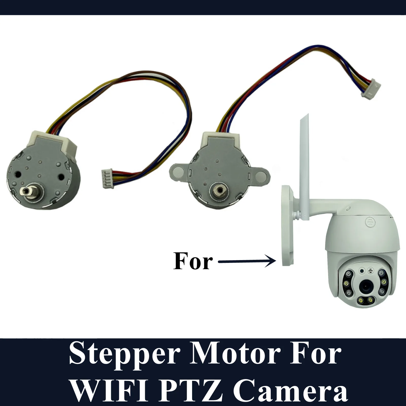 Moteur pas à pas pour caméra PTZ WIFI DC 5V, pour la réparation horizontale et verticale de vidéosurveillance