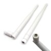 Antenne WIFI 2.4G 6dbi omnidirectionnelle sans fil à Gain élevé, caméra de Surveillance, routage sans fil, trou intérieur, module SMA blanc