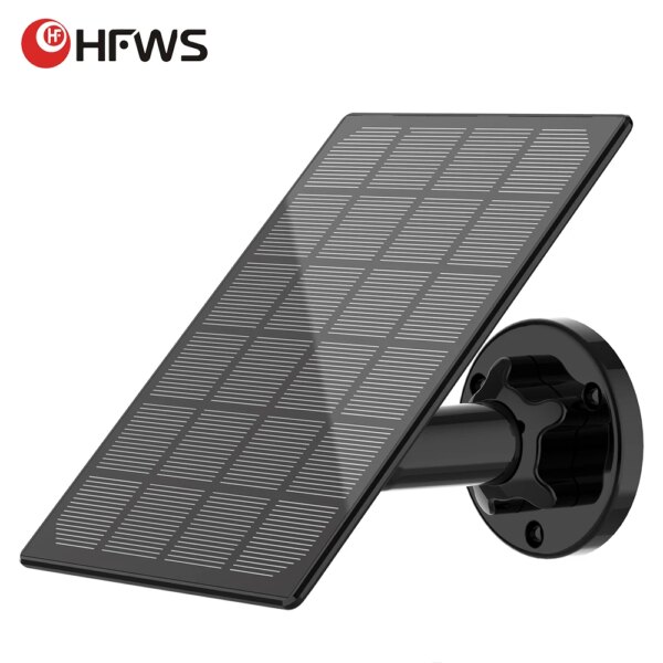 HFWS – panneau solaire pour caméra de Surveillance extérieure IP WiFi, 3 mètres, Rechargeable