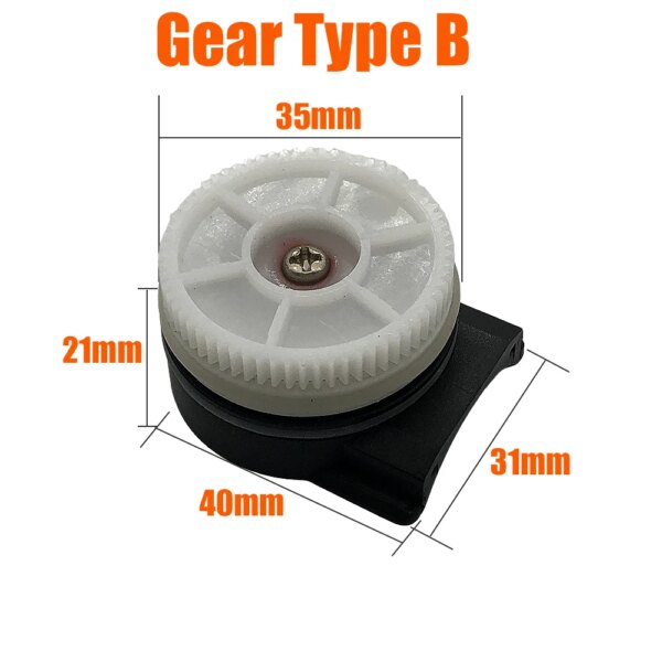 Caméra de Surveillance PTZ IP Wifi, dispositif de sécurité à rotation verticale, roue d'engrenage de haut en bas, pièces de réparation pour Zoom 5X 10X modèle B89W B87W