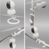 8203-4f1eb2.jpg Support Flexible pour caméra de Surveillance Wifi Xiaomi, enrouleur, suspension, barre transversale, support de montage Vertical pour babyphone vidéo