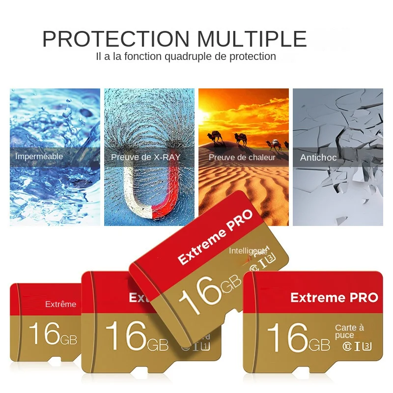 Carte Micro SD de classe 10, 16 go, Extreme Pro