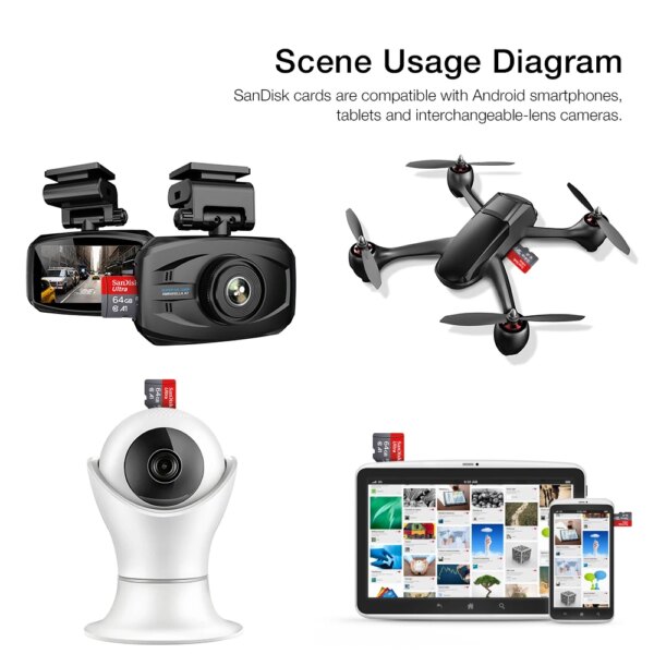 8249-604c16.jpg carte micro sd, 16 go/32 go/64 go/256 go/128 go