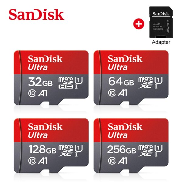 carte micro sd, 16 go/32 go/64 go/256 go/128 go