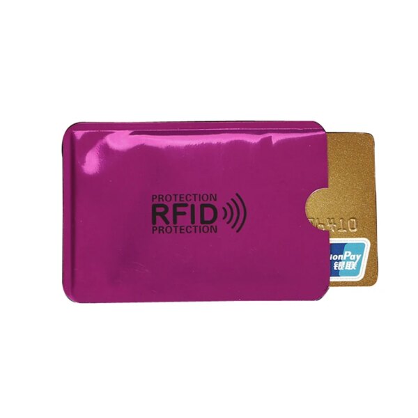 Portefeuille Rfid, 7 pièces, serrure de lecteur de carte bancaire, carte d'identité