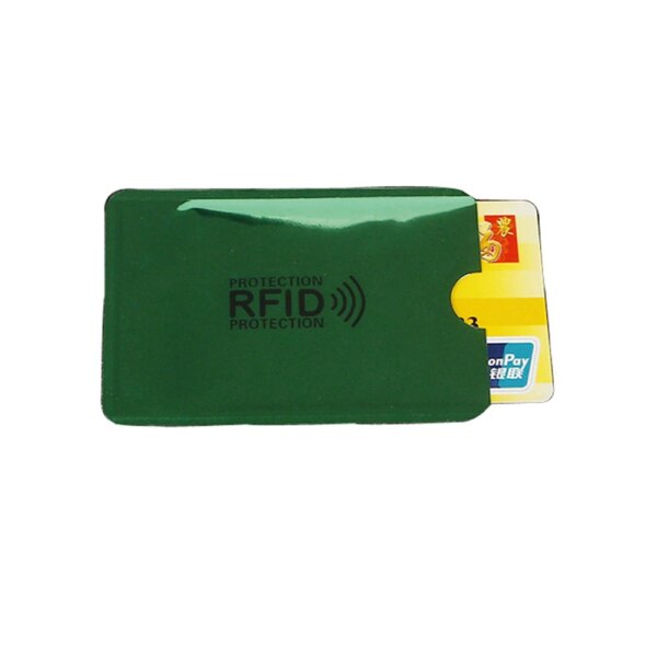 Portefeuille Rfid, 7 pièces, serrure de lecteur de carte bancaire, carte d'identité