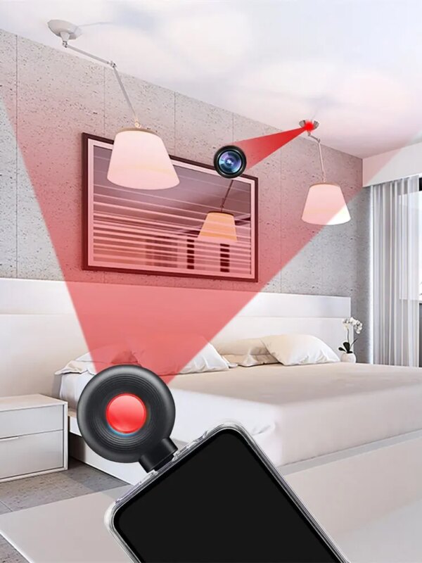 alarme Mini téléphone Portable Portable avec détecteur, alarme d'hôtel