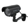 camera factice solaire extérieure de vidéosurveillance, Simulation de caméra factice