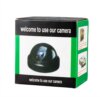 camera factice de Surveillance dôme en plastique noir