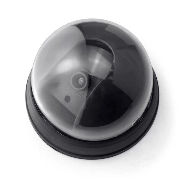 camera factice de Surveillance dôme en plastique noir