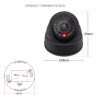 camera factice Led rouge clignotante, alimentation Via batterie 3AA
