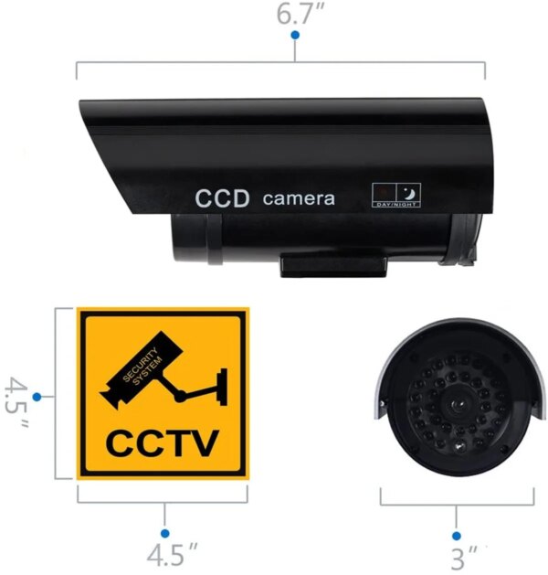 camera de surveillance factice , fausse caméra de sécurité wifi étanche