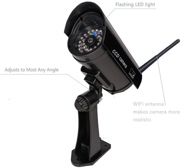 camera de surveillance factice , fausse caméra de sécurité wifi étanche