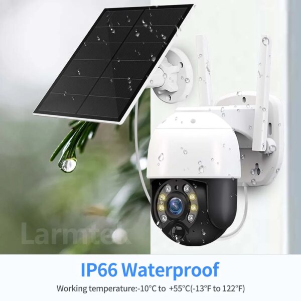 8841-544f65.jpg Camera solaire de Vidéosurveillance IP WiFi 3mp 4G à panneau solaire, dispositif de sécurité