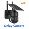 Camera solaire de surveillance extérieure solaire, 3mp/4G/Wifi, sans fil