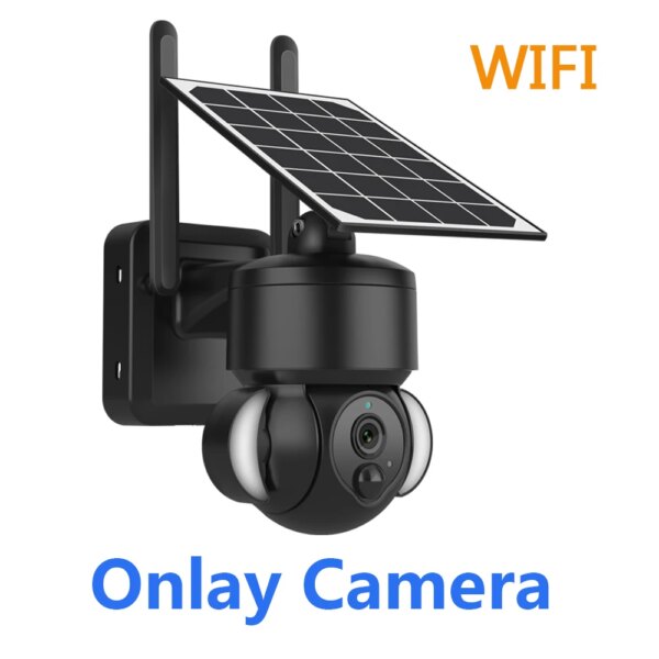 Camera solaire de surveillance extérieure solaire, 3mp/4G/Wifi, sans fil
