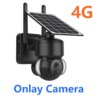 Camera solaire de surveillance extérieure solaire, 3mp/4G/Wifi, sans fil