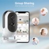 9009-37aa53.jpg X11 – Mini Camera solaire de surveillance extérieure IP WiFi, dispositif de sécurité sans fil