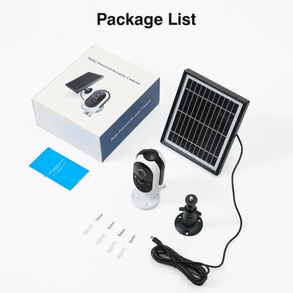 X11 – Mini Camera solaire de surveillance extérieure IP WiFi, dispositif de sécurité sans fil