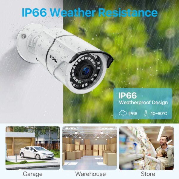 9045-e15632.jpg camera de surveillance ZOSI H.265 + 8CH 5MP POE Kit de système de caméra de sécurité