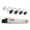 camera de surveillance ZOSI H.265 + 8CH 5MP POE Kit de système de caméra de sécurité
