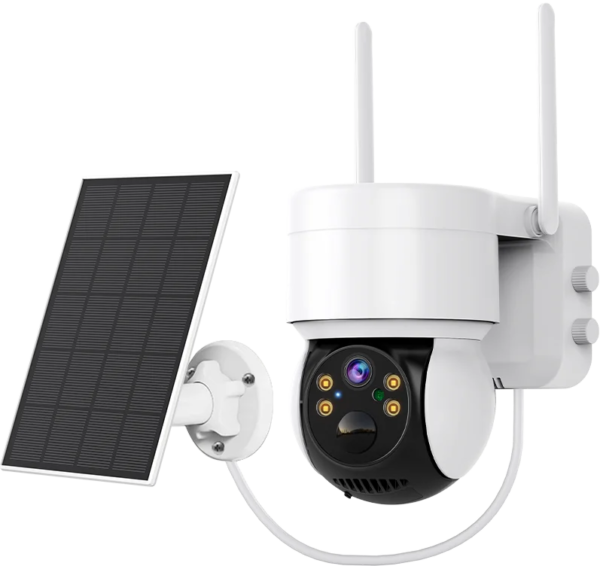 Camera solaire de surveillance extérieure solaire PIR 2MP/4g, avec panneau solaire IP66