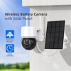Camera solaire de surveillance extérieure solaire PTZ WIFI hd 2MP/1080P (iCsee)