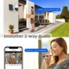 Camera solaire de surveillance extérieure solaire PTZ WIFI hd 2MP/1080P (iCsee)
