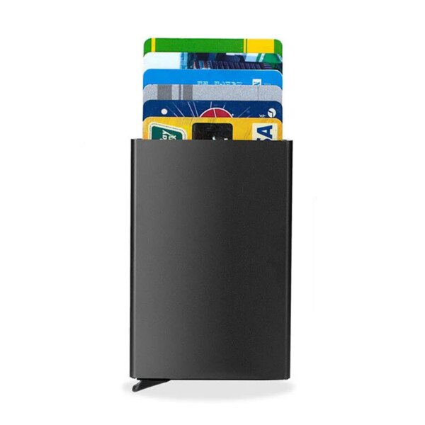 porte carte rfid de Crédit Antivol en Aluminum pour Homme et Femme