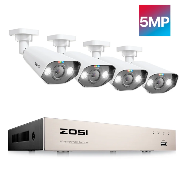 9438-a61d7e.png camera de surveillance ZOSI Nouveau 8CH 8MP/5MP POE Système de Sécurité Vidéo 4K 8MP/5MP