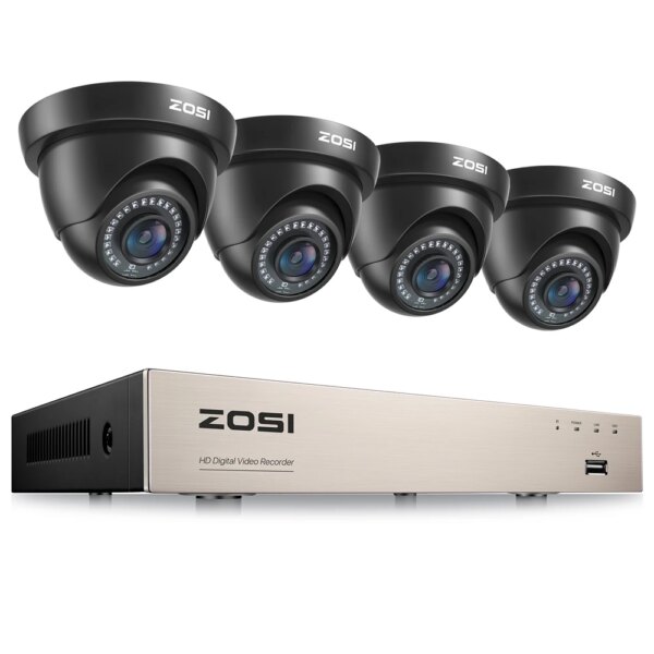 camera de surveillance ZOSI – système de caméra de sécurité 8 canaux 1080P