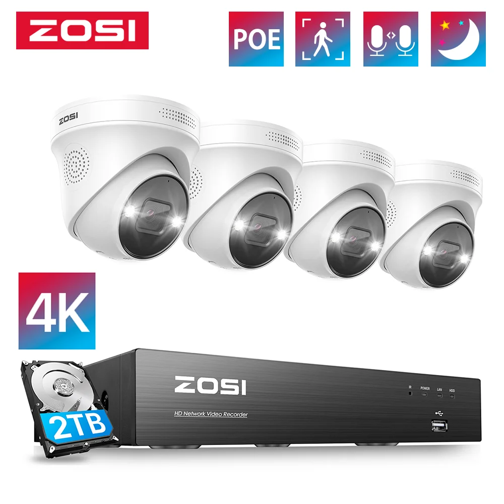 camera de surveillance ZOSI – système de vidé