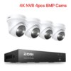 camera de surveillance ZOSI – système de vidéosurveillance 8CH 4K PoE