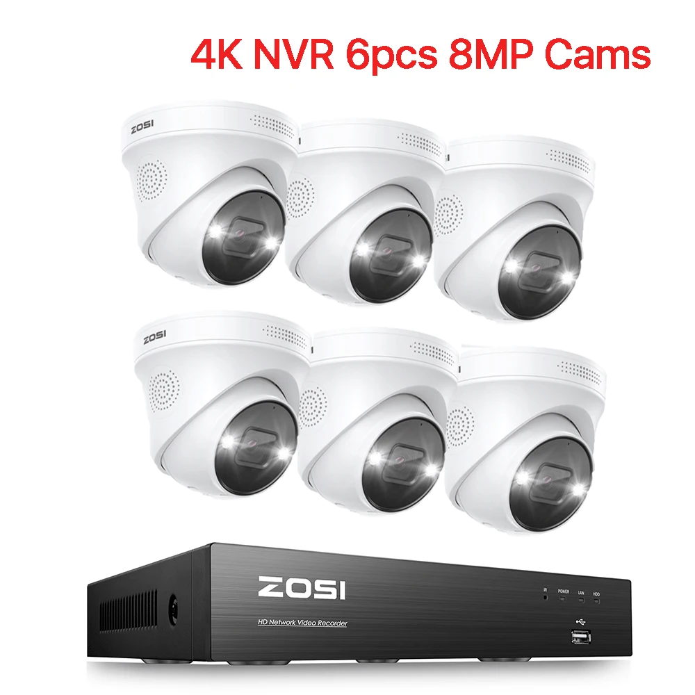 8CH NVR 6Cameras