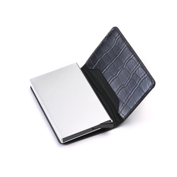 portefeuille Rfid en aluminium, étui métallique