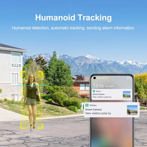 camera solaire d'extérieur à double objectif, 4K, 8mp, Zoom 10X/4X, 4G