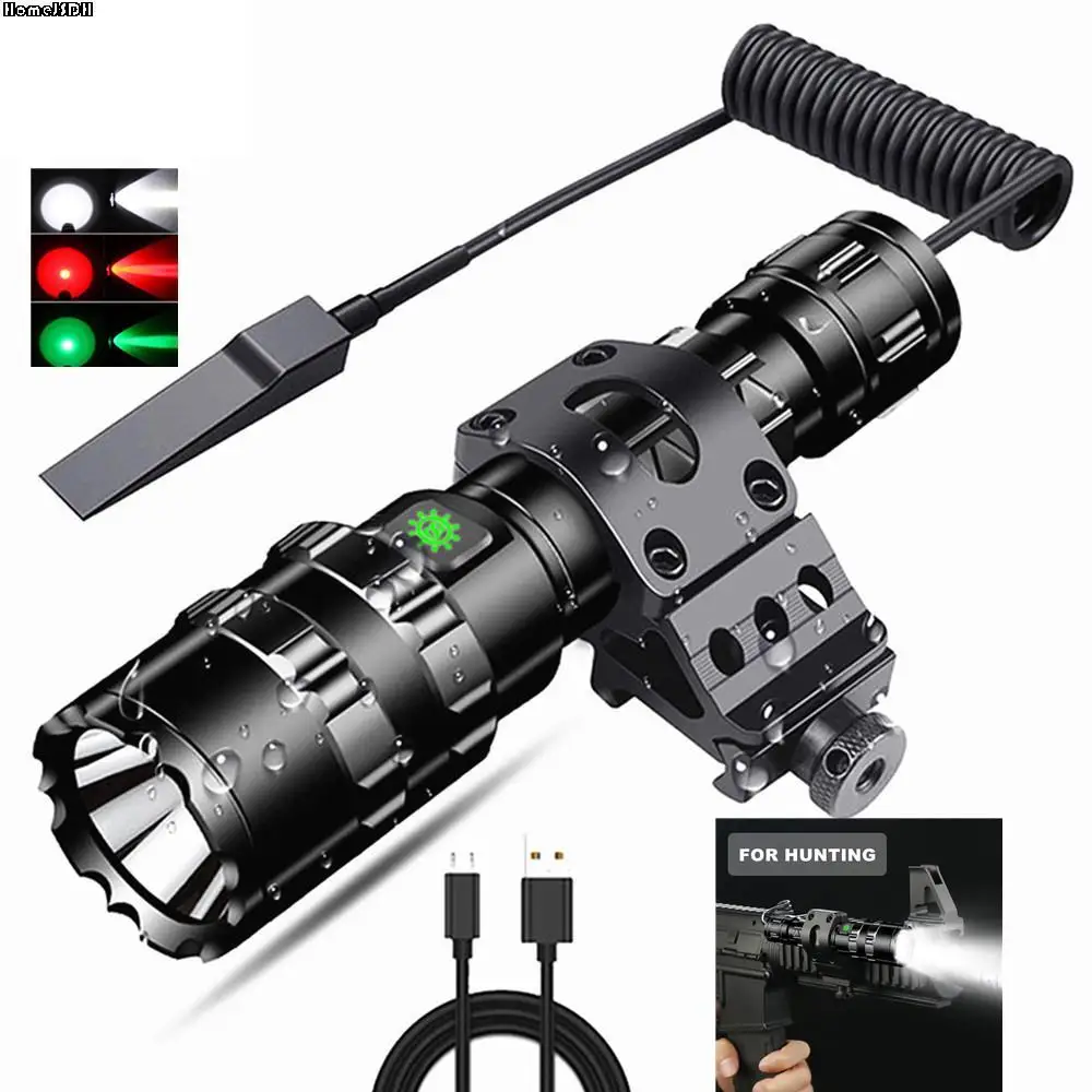 lampe torche professionnelle à lumière LED, torche