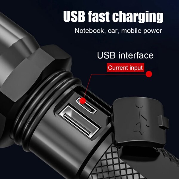 lampe torche imperméable à LED, torche Portable, 3 Modes