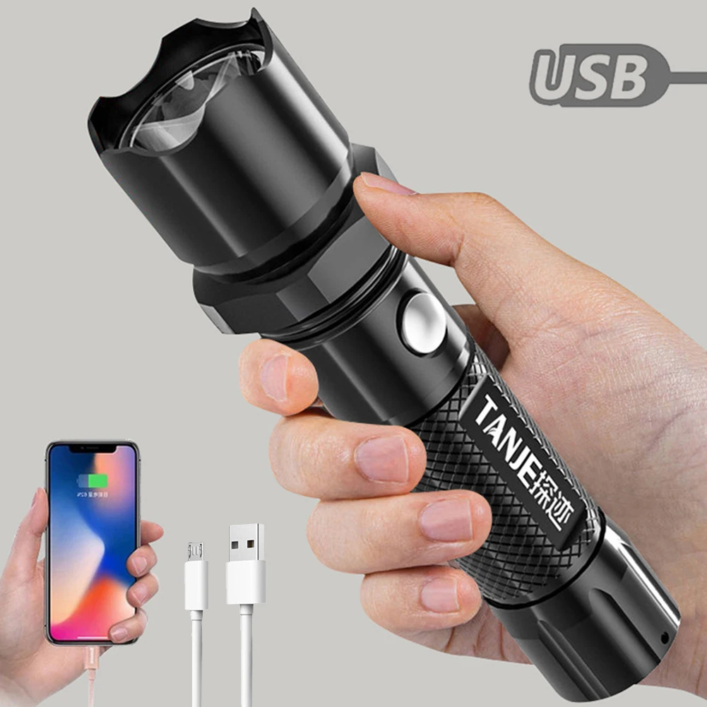 lampe torche imperméable à LED, torche Portable, 3 Modes