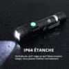 9913-cfa0dd.jpg lampe torche LED Ultra lumineuse avec XP-L perles V6, torche étanche