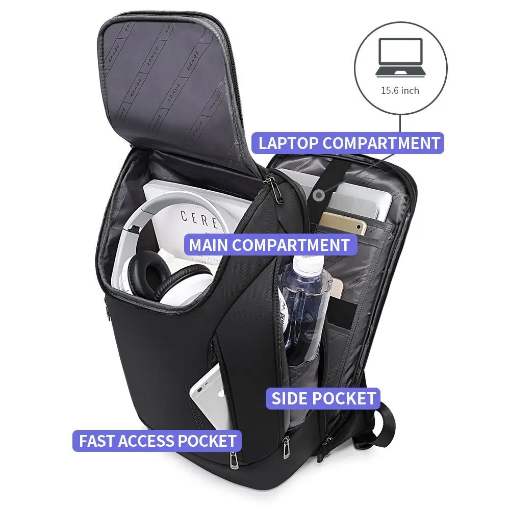 Détails poches sac antivol