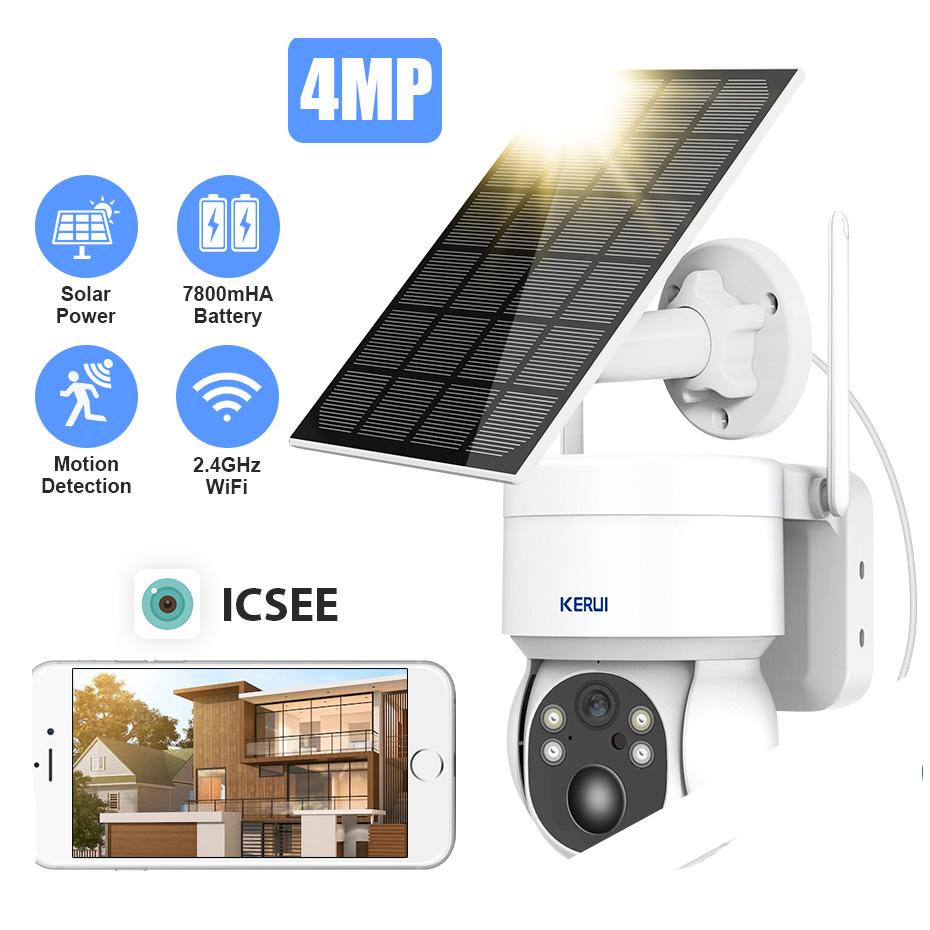 Camera solaire PTZ surveillance exterieure 2027